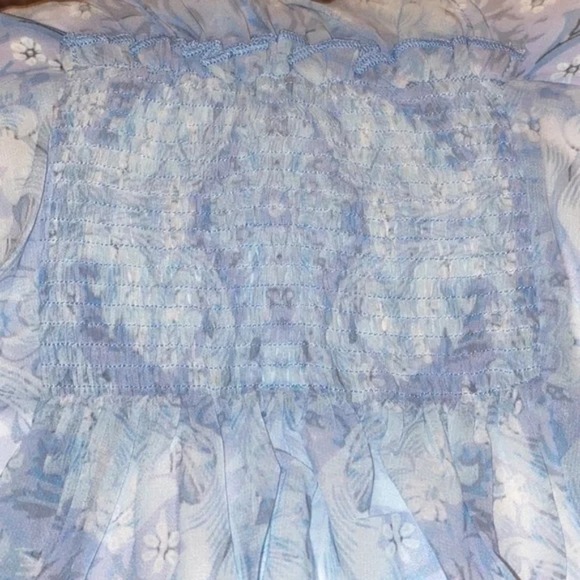 City Chic Shanika Mirror boho Maxi Dress - Sky plus‎ size L 20 - Picture 6 of 11